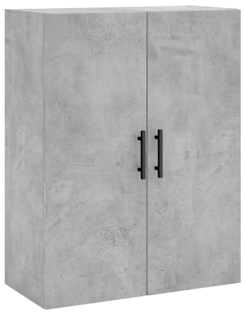 Mobili a Parete 2 pz Grigio Cemento 69,5x34x90 cm