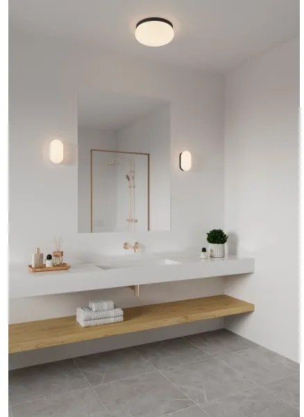 Nordlux - Applique da bagno FOAM 1xE27/55W/230V IP44 nero