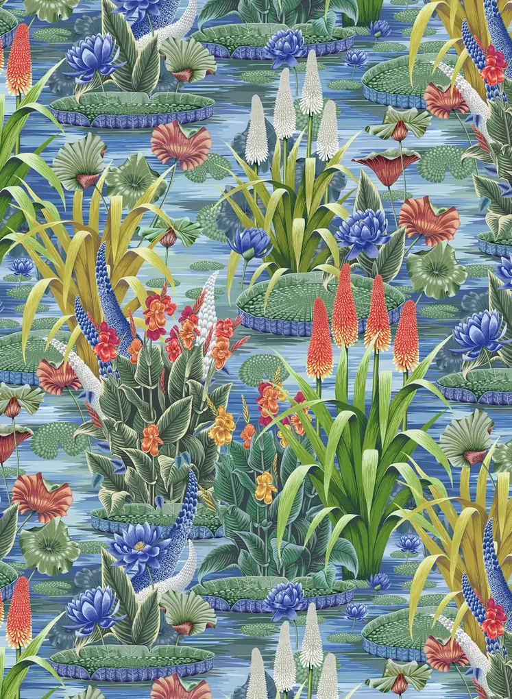Osborne & Little Tapete Elysium - Cobalt