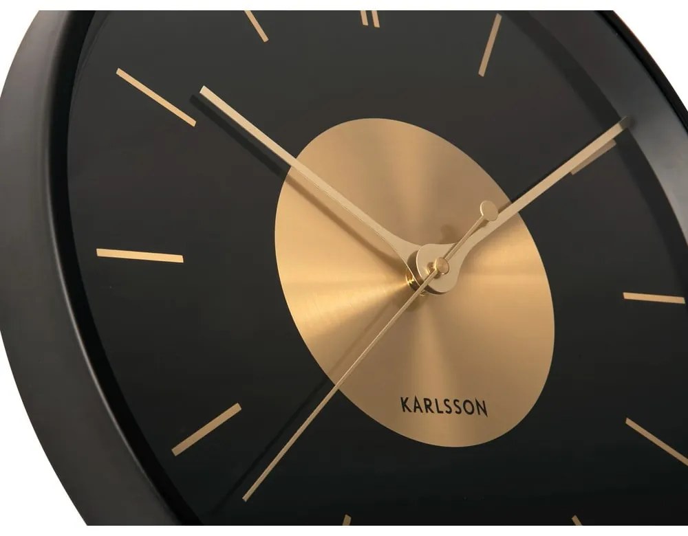 Orologio da parete ø 35 cm Gold Disc - Karlsson