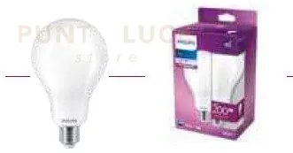 Led philips classic goccia vetro smerigliata, 6500k