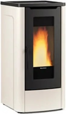 Stufa a pellet ventilata Dahiana 10 kW Avorio - Extraflame