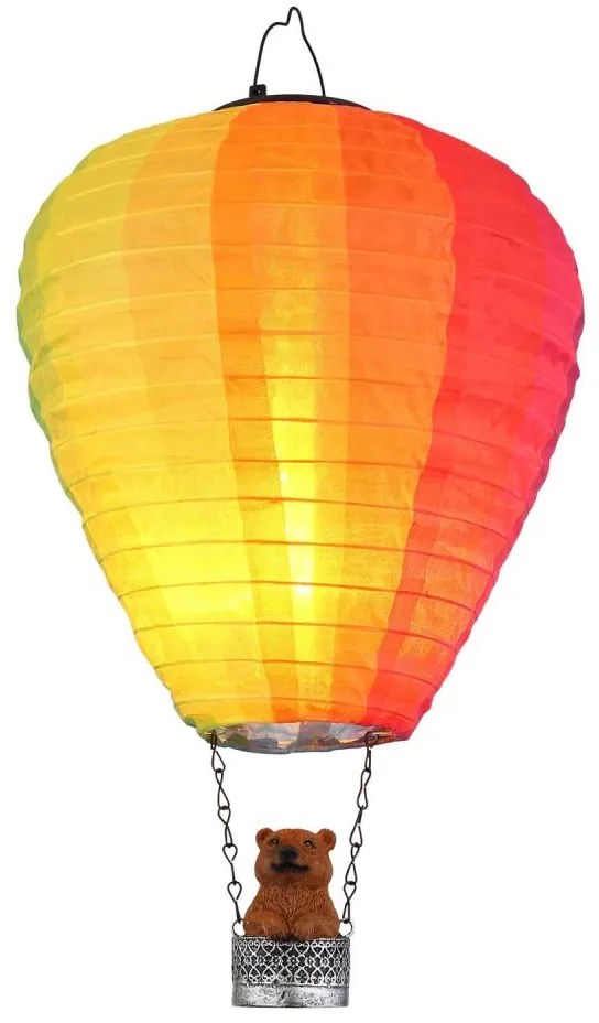 Globo 36138 - LED Decorazione solare a ciondolo 24xLED/0,06W/3V IP44 mongolfiera