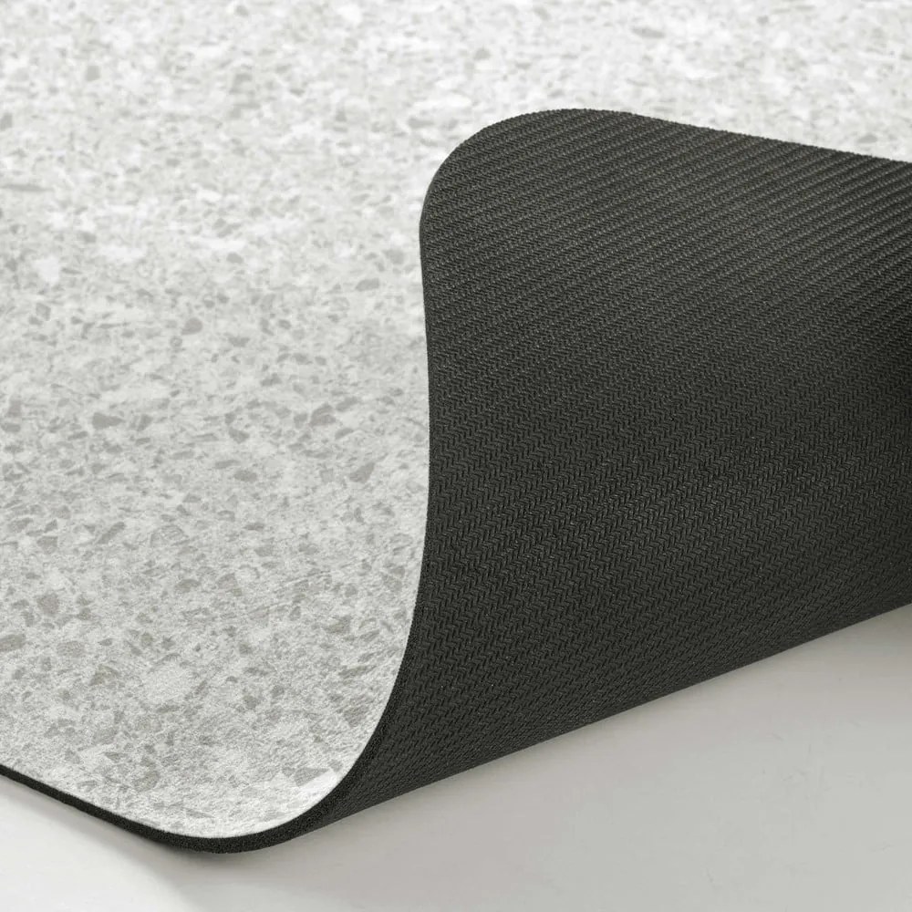 Tappetino per il bagno grigio 50x80 cm Granite – douceur d'intérieur