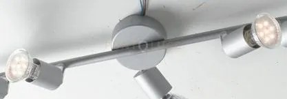 Spot led cooper silver 3 luci attacco gu10 led 5w 400lm 2700k 48x8,...