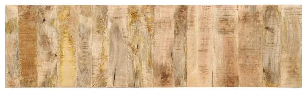 Testiera 180 Cm İn Legno Massello Di Mango Grezzo /