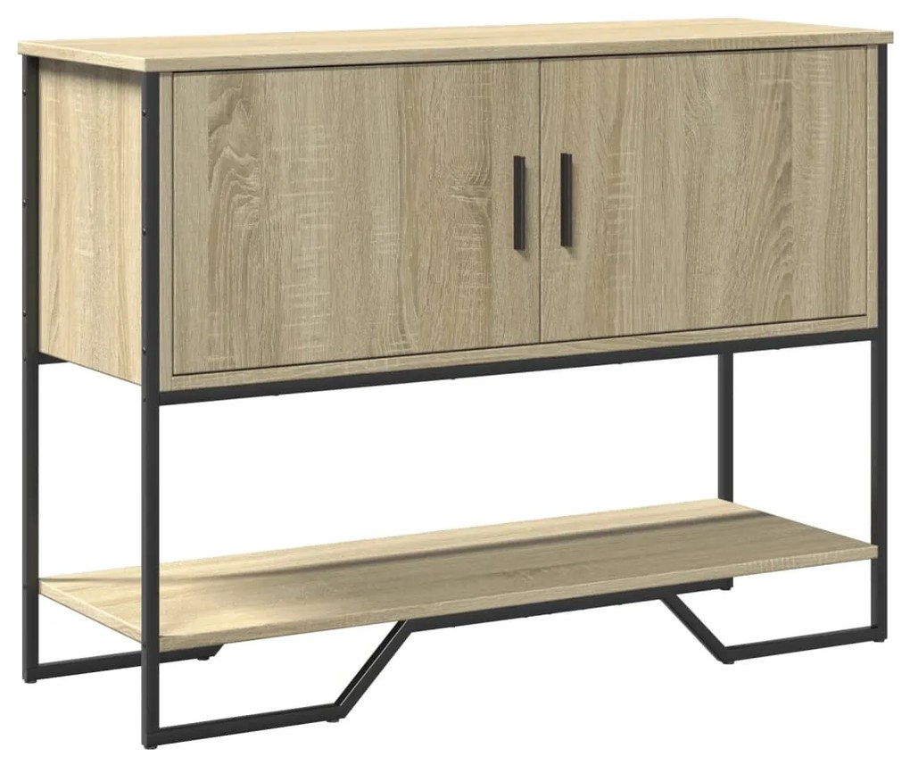 Tavolo Consolle Rovere Sonoma 100x35x74,5 Cm İn Truciolato /