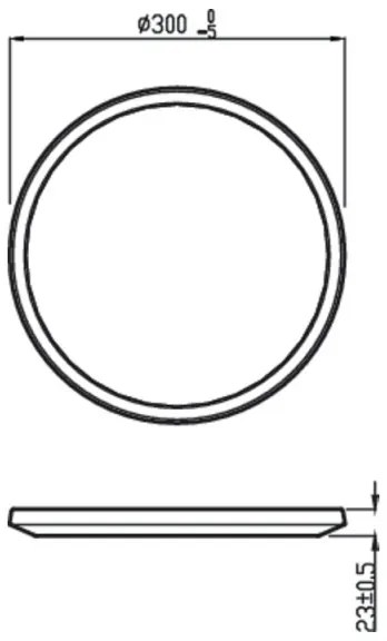 Philips - Luce LED da bagno dimmerabile SCENE SWITCH LED/18W/230V IP44