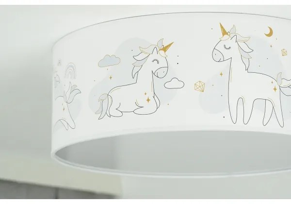 Duolla - Lampada LED da soffitto per bambini CORTINA LED/26W/230V Ø40cm 4000K