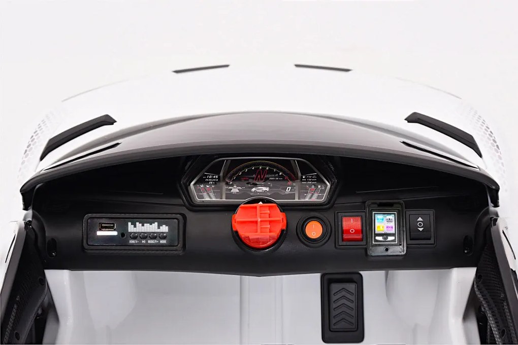 Macchina Elettrica per Bambini 12V con Licenza Lamborghini Aventador SVJ Small Bianca...