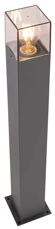 Lampada da terra per esterni moderna 70 cm Grigio scuro IP44 - Denmark