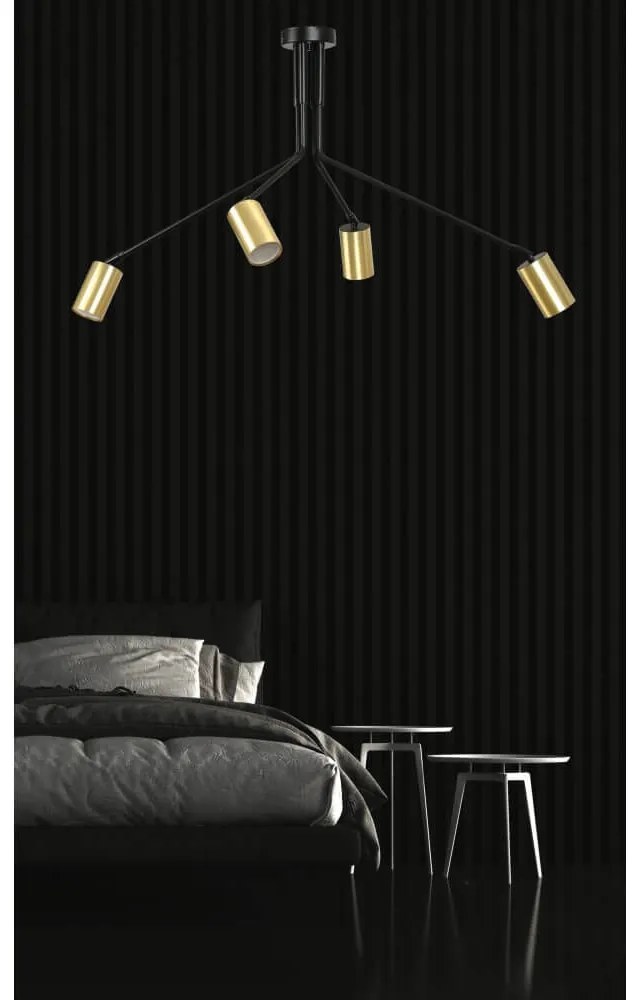 Lampadario a sospensione VERNO 4 White Gold Colore del corpo Bianco