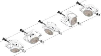 Paulmann 94432 - SET 5xGU5,3/10W Faretto MAC 230V bianco