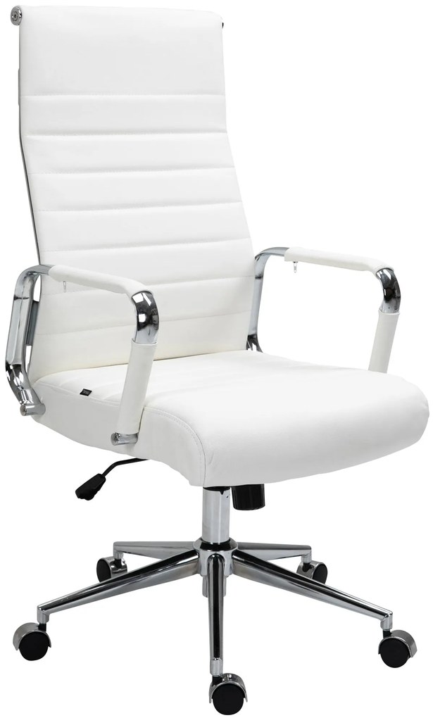 Poltrona Da Ufficio İn Vera Pelle Kolumbus Con Design Moderno E Comfort Ineguagliabile / Hellbraun