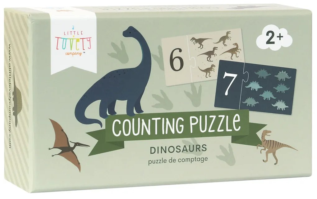 A Little Lovely Company - puzzle di numeri - dinosauri