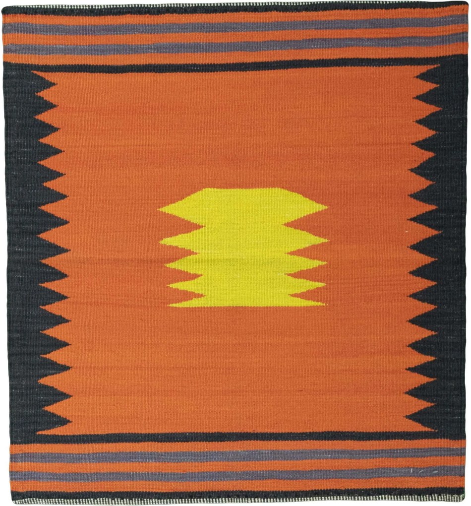 Kilim Tappeto 90 x 90 (Iran) Tessuto A Mano