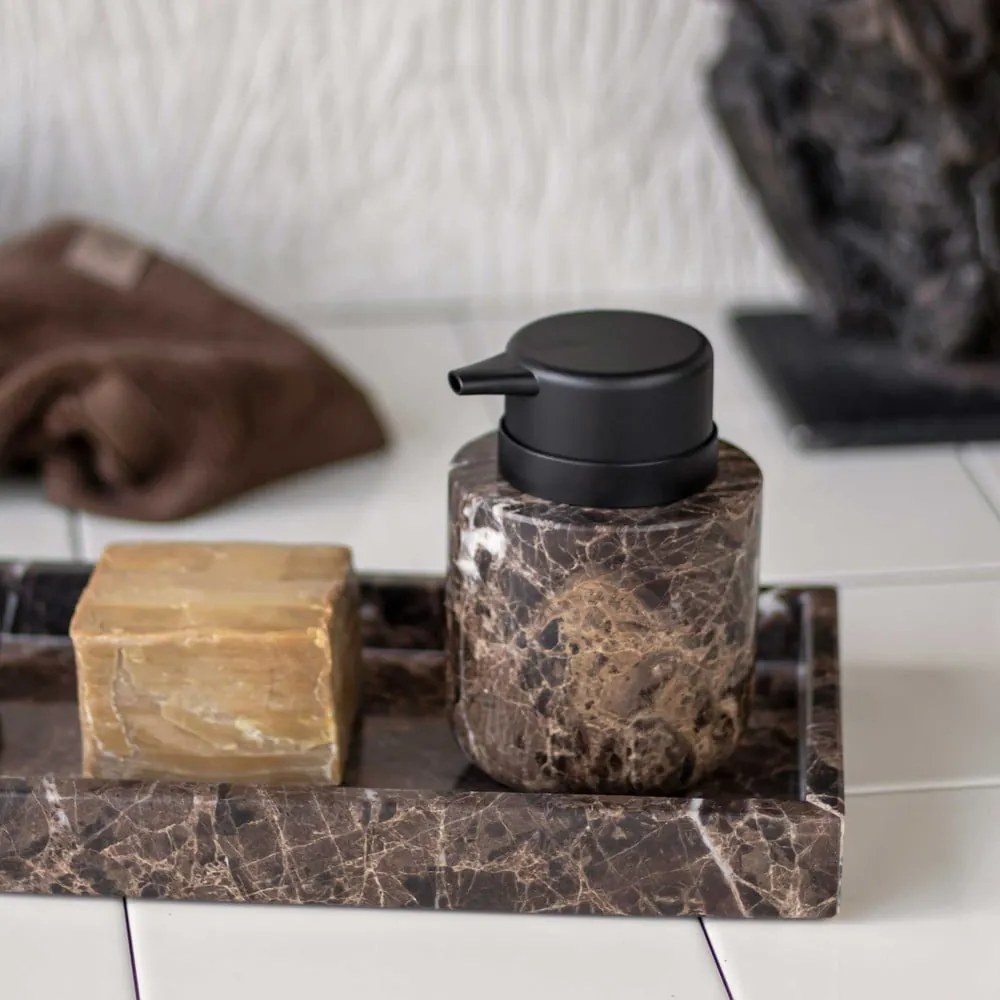 Dispenser di sapone in marmo marrone 200 ml Marble - Mette Ditmer Denmark