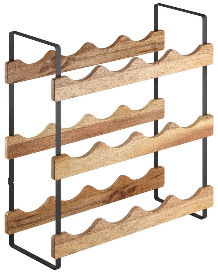 Portabottiglie per vino in legno numero di bottiglie 12 York – Metaltex