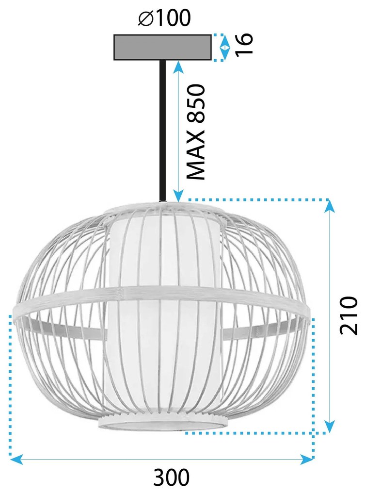 Lampada BOHO APP1631-1CP 30cm