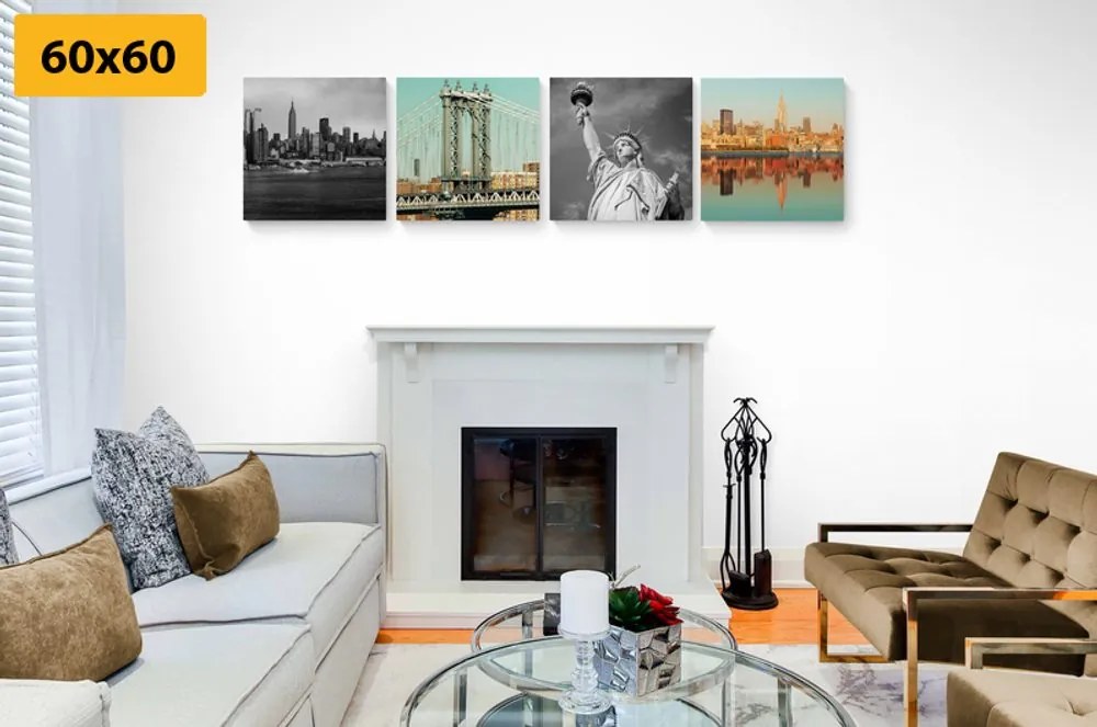 Set di quadri – Interessante combinazione della città di New York