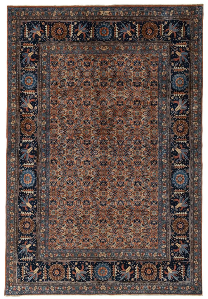 Tabriz Tappeto 180 x 270 Rosso (Iran) Annodato A Mano