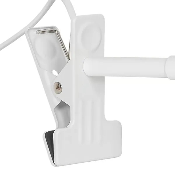 Nordlux - Lampada con morsetto MATIS 1xE27/15W/230V bianco