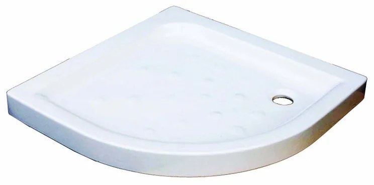 Piatto doccia SANITANA in ceramica Julieta bianco L 80 x L 80 x H 0 cm lucido