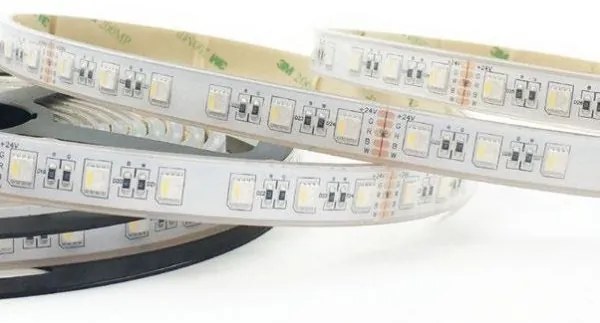 Strip led 5050 dc24v in kapton e silicone 60 led/m 19,2w/m 5400lm/m...