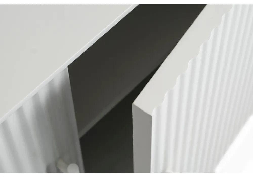 Cassettiera grigia 160x75x45 cm Palma – Unique Furniture