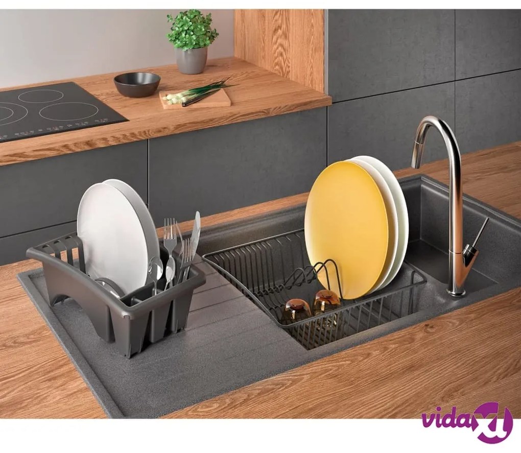 Metaltex Scolapiatti Aquatex Plus Lava Nero