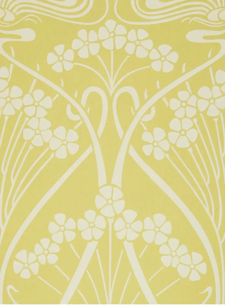 Liberty Carta da parati Ianthe Mono - Fennel