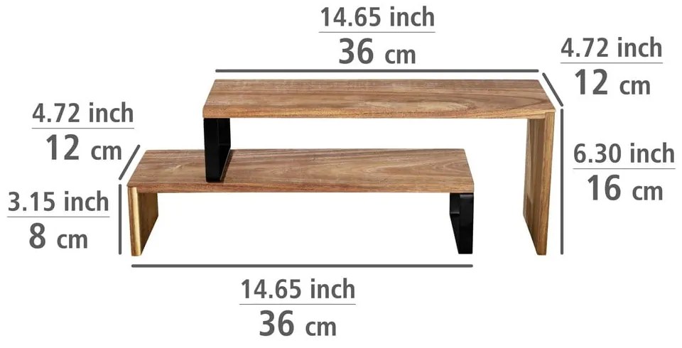 Ripiano aggiuntivo in legno Vali - Wenko