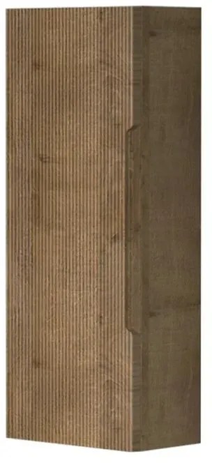 Pensile bagno sospeso H 75 cm rovere cannettato reversibile Rigo