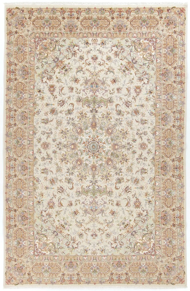 Tabriz Tappeto 200x310 (Iran) Annodato A Mano