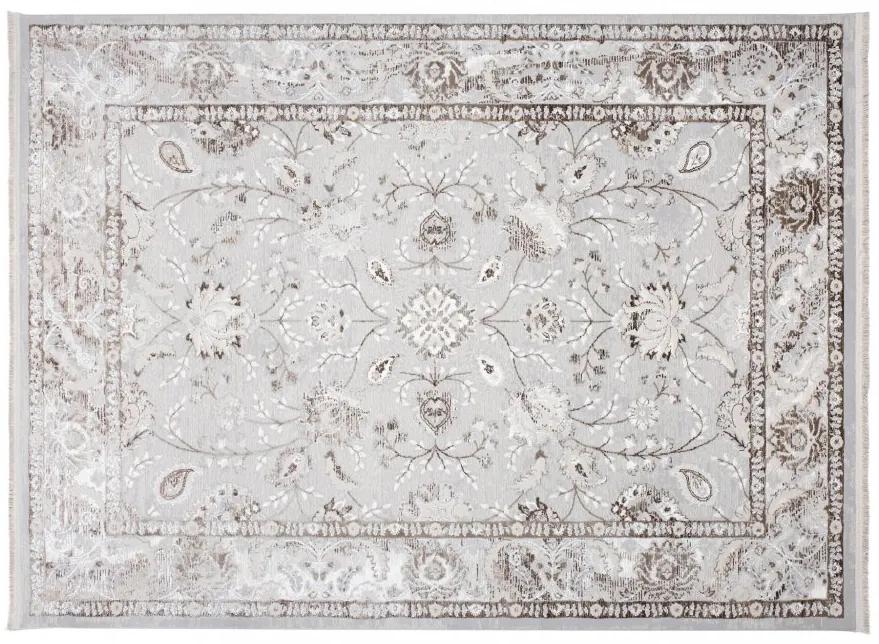 Tappeto di design vintage beige-grigio chiaro con motivi Larghezza: 160 cm | Lunghezza: 230 cm