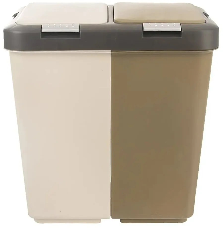 Bidone in plastica per rifiuti differenziati 20 l Duo Dust - Orion