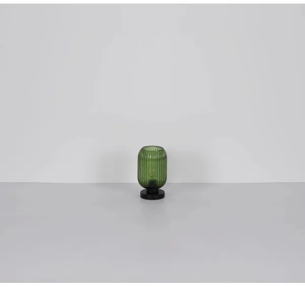 Globo 15469TG - Lampada da tavolo NORMY 1xE27/40W/230V verde