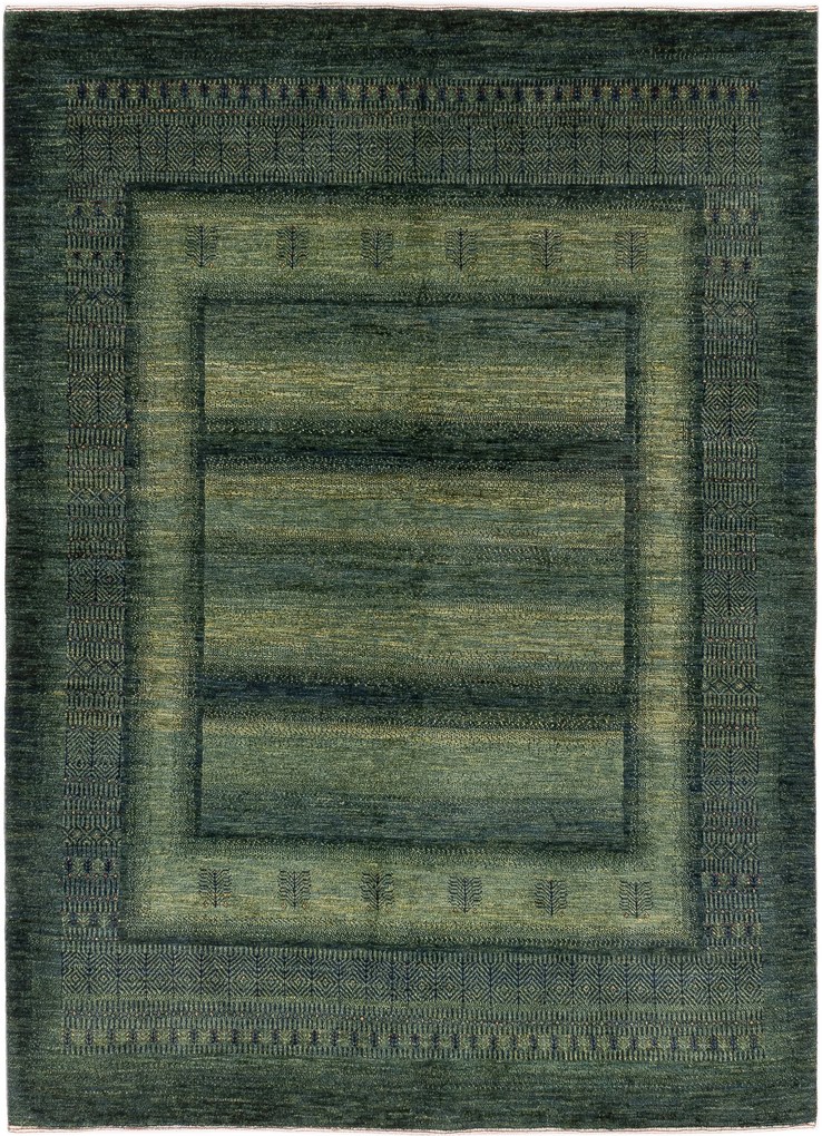 Loribaft Tappeto 240x170 Verde (Iran) Annodato A Mano