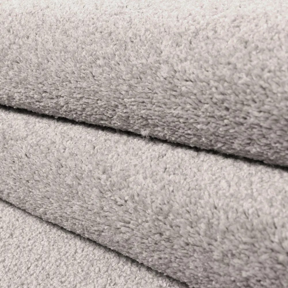 Tappeto rotondo grigio e crema ø 200 cm Ata - Ayyildiz Carpets