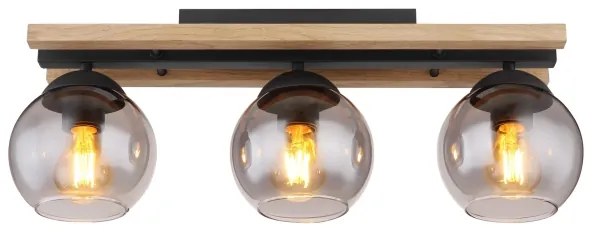 Globo 15569-3DW - Lampadario a plafone CONNI 3xE27/25W/230V