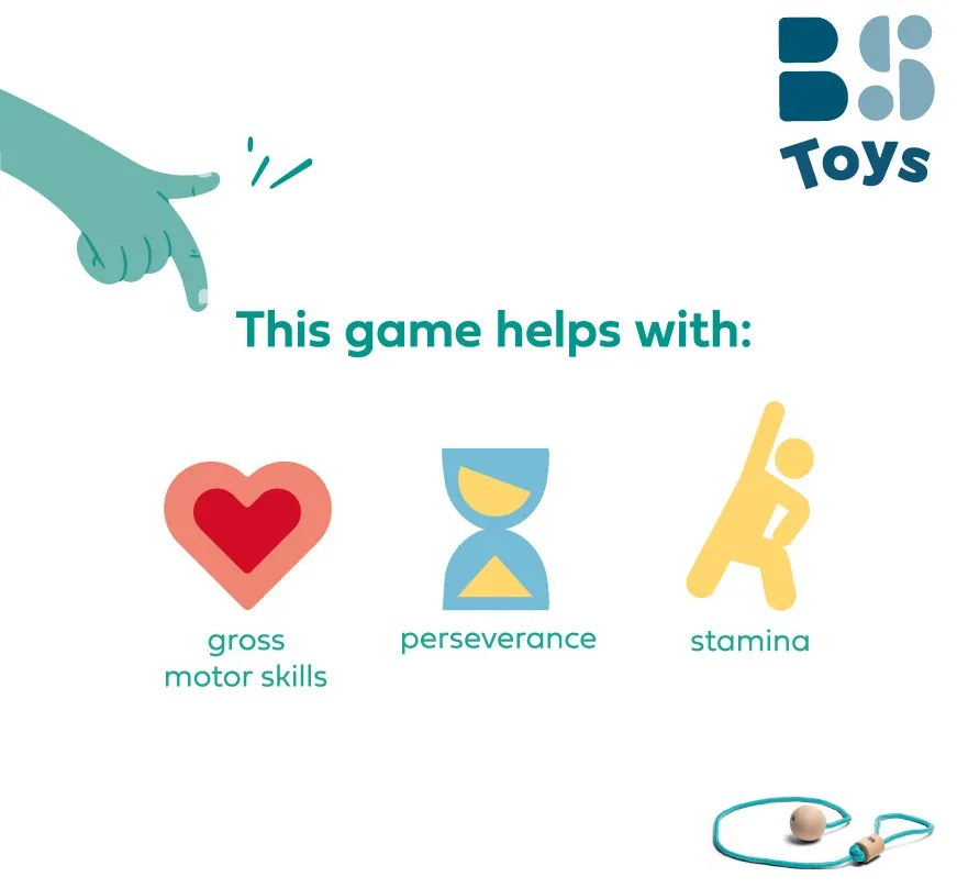 Corda da saltare da mettere sulla caviglia