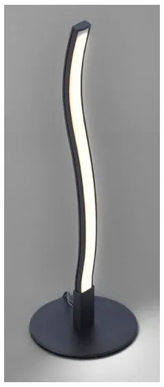 Leuchten Direkt 15128-18 - Lampada da tavolo LED WAWE LED/3W/230V nera