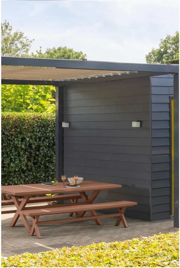 Tavolo da pranzo da giardino in alluminio 100x220 cm Delta - Exotan