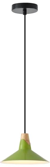 Lampadario a sospensione con filo 1xE27/15W/230V verde