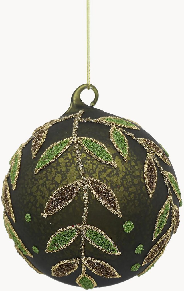 Set di 8 palline di Natale in vetro Sprig
