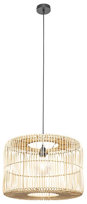 Lampada a sospensione orientale in rattan 45 cm - Maud