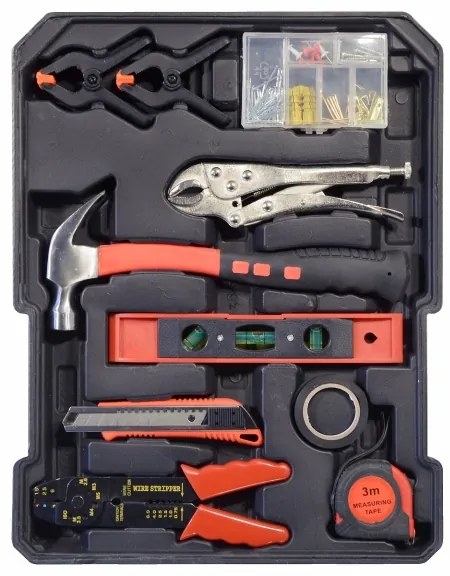 Valigetta in alluminio con attrezzi 186 pz