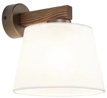 Brilagi - Lampada da parete LATTE 1xE27/15W/230V pino/bianco