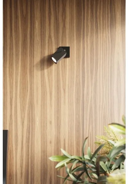 Faretto da parete MERIDA 1xGU10/40W/230V nero