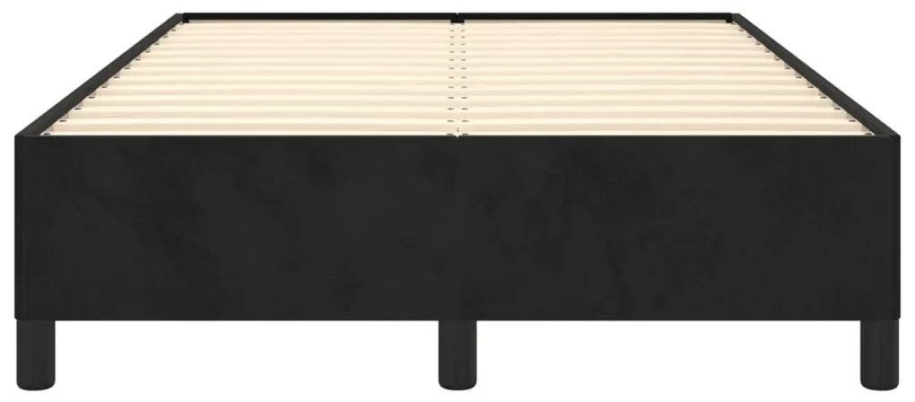 Giroletto nero 120x200 cm in velluto